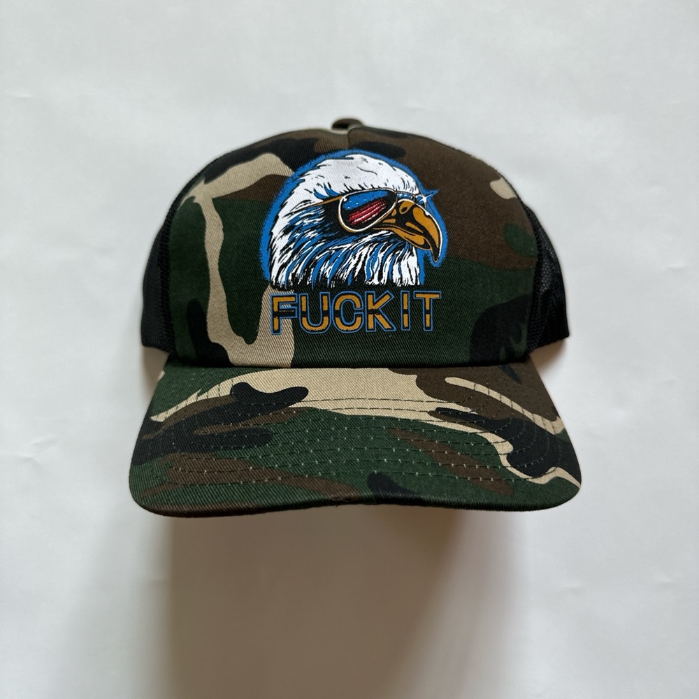 Huf Eagle Trucker camo SnapBack cap USA America